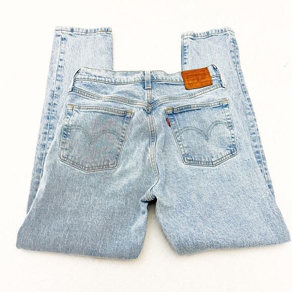 Levi's 501 S Skinny Light Wash Button Fly Denim Jeans Leg Size 26 x 28 - Picture 5 of 8